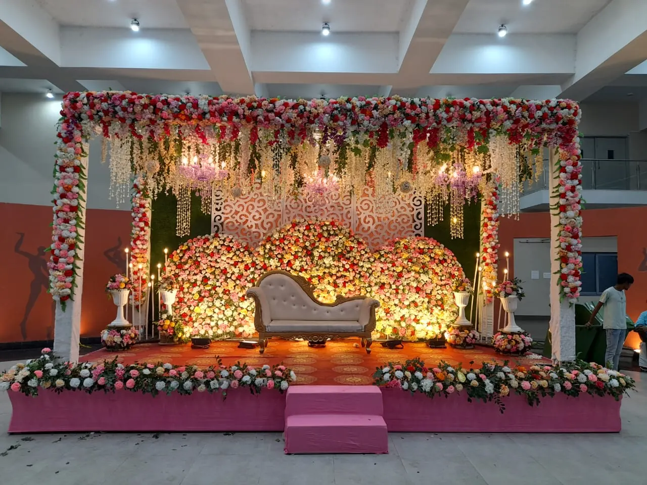 Thematic Floral Wedding Pavilion #127 - BoB Caterer & Events Kolkata